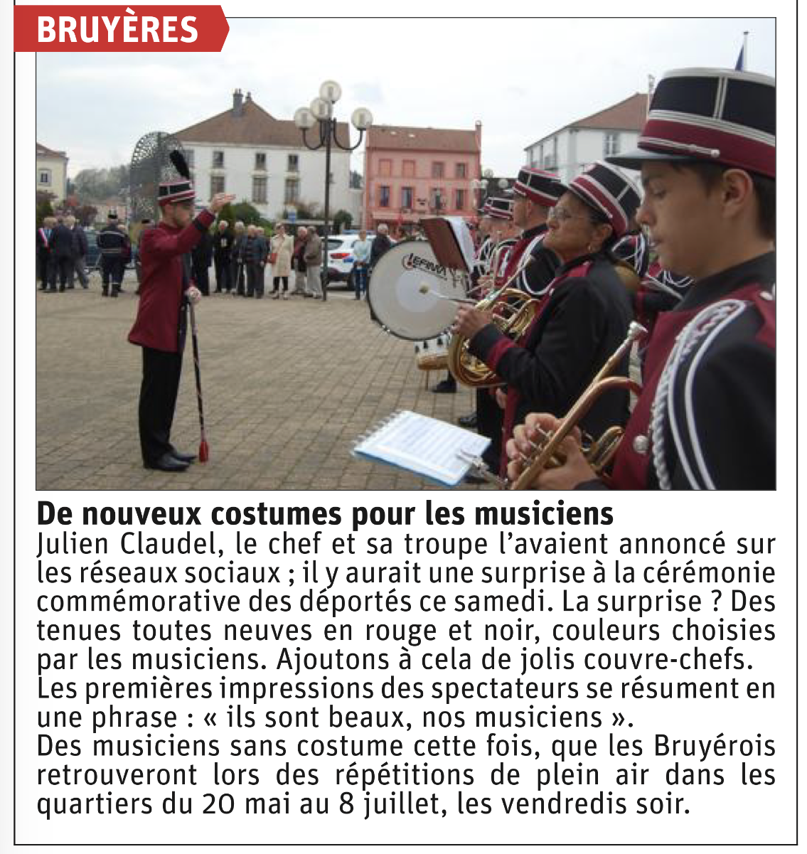20220427 inauguration nouvelle tenue