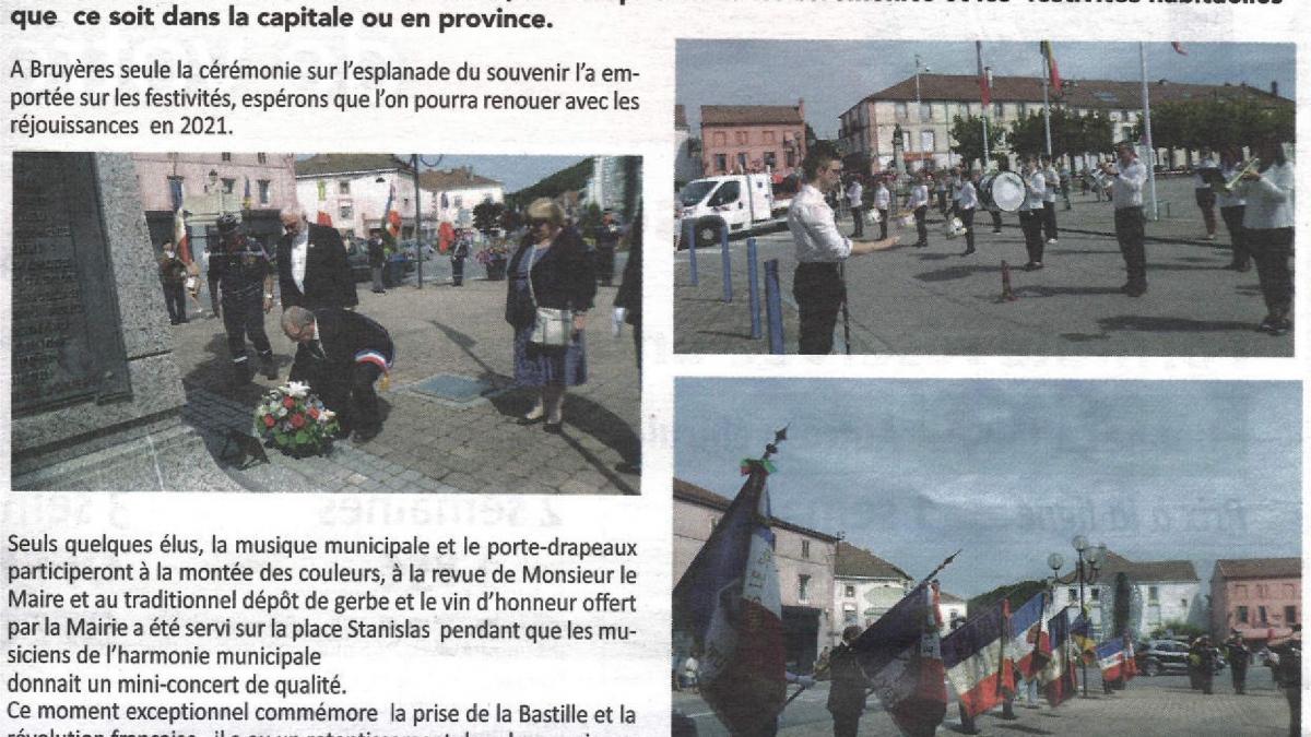 Echo des Vosges du 23/07/2020